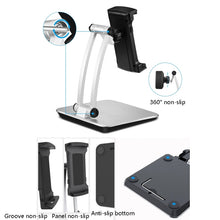 Load image into Gallery viewer, Aluminum Alloy Tablet Bracket Lazy Desktop Folding Mobile Phone Tablet Bracket
