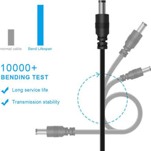 Load image into Gallery viewer, DC Power Cord USB Multi-Function Interchange Plug USB Charging Cable, 8 in 1, 11 in 1