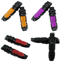 Load image into Gallery viewer, Motorcycle Off-Road Car Accessories Modified Aluminum Alloy Non-Slip Foot Pedal, Black, Orange, Purple, Red
