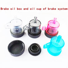 Load image into Gallery viewer, 2 PCS Motorcycle Modification Accessories Off-Road Vehicle Large Displacement Straight Pump Transparent Oil Cup Brake Pump Modified Oil Pot, Straight Brown, Straight Red, Straight Blue, Straight Transparent, Straight Black, Oblique Black