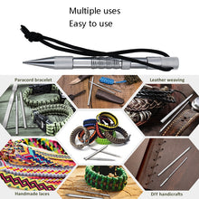 Load image into Gallery viewer, Umbrella Rope Needle Marlin Spike Bracelet DIY Weaving Tool, Specification:, 4 PCS / Set Black, 4 PCS / Set Silver, 5 PCS / Set Black, 5 PCS / Set Silver, 6 PCS / Set Black, 6 PCS / Set Silver, 7 PCS / Set Black, 7 PCS / Set Silver, 9 PCS / Set Black  ...