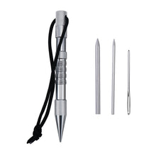 Load image into Gallery viewer, Umbrella Rope Needle Marlin Spike Bracelet DIY Weaving Tool, Specification:, 4 PCS / Set Black, 4 PCS / Set Silver, 5 PCS / Set Black, 5 PCS / Set Silver, 6 PCS / Set Black, 6 PCS / Set Silver, 7 PCS / Set Black, 7 PCS / Set Silver, 9 PCS / Set Black  ...