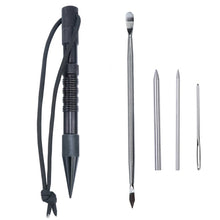 Load image into Gallery viewer, Umbrella Rope Needle Marlin Spike Bracelet DIY Weaving Tool, Specification:, 4 PCS / Set Black, 4 PCS / Set Silver, 5 PCS / Set Black, 5 PCS / Set Silver, 6 PCS / Set Black, 6 PCS / Set Silver, 7 PCS / Set Black, 7 PCS / Set Silver, 9 PCS / Set Black  ...