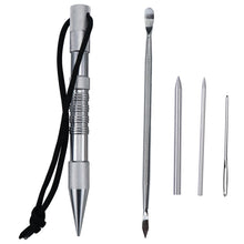 Load image into Gallery viewer, Umbrella Rope Needle Marlin Spike Bracelet DIY Weaving Tool, Specification:, 4 PCS / Set Black, 4 PCS / Set Silver, 5 PCS / Set Black, 5 PCS / Set Silver, 6 PCS / Set Black, 6 PCS / Set Silver, 7 PCS / Set Black, 7 PCS / Set Silver, 9 PCS / Set Black  ...