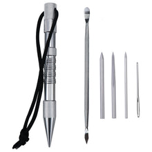 Load image into Gallery viewer, Umbrella Rope Needle Marlin Spike Bracelet DIY Weaving Tool, Specification:, 4 PCS / Set Black, 4 PCS / Set Silver, 5 PCS / Set Black, 5 PCS / Set Silver, 6 PCS / Set Black, 6 PCS / Set Silver, 7 PCS / Set Black, 7 PCS / Set Silver, 9 PCS / Set Black  ...