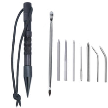 Load image into Gallery viewer, Umbrella Rope Needle Marlin Spike Bracelet DIY Weaving Tool, Specification:, 4 PCS / Set Black, 4 PCS / Set Silver, 5 PCS / Set Black, 5 PCS / Set Silver, 6 PCS / Set Black, 6 PCS / Set Silver, 7 PCS / Set Black, 7 PCS / Set Silver, 9 PCS / Set Black  ...