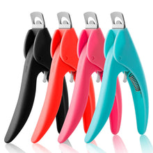 Load image into Gallery viewer, Nail Scissors U-Shaped Scissors DIY French Nail Fake Nail Scissors, Specification: Light Blue, Black, Rose Red, Blue With Hood, Black With Hood, Orange With Hood, Rose Red With Hood, Light Blue