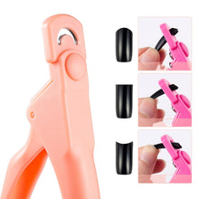 Load image into Gallery viewer, Nail Scissors U-Shaped Scissors DIY French Nail Fake Nail Scissors, Specification: Light Blue, Black, Rose Red, Blue With Hood, Black With Hood, Orange With Hood, Rose Red With Hood, Light Blue