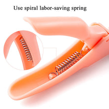 Load image into Gallery viewer, Nail Scissors U-Shaped Scissors DIY French Nail Fake Nail Scissors, Specification: Light Blue, Black, Rose Red, Blue With Hood, Black With Hood, Orange With Hood, Rose Red With Hood, Light Blue
