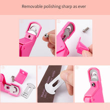 Load image into Gallery viewer, Nail Scissors U-Shaped Scissors DIY French Nail Fake Nail Scissors, Specification: Light Blue, Black, Rose Red, Blue With Hood, Black With Hood, Orange With Hood, Rose Red With Hood, Light Blue