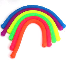 Load image into Gallery viewer, 10 PCS Environmental Protection Round Head TPR Decompression Soft Rubber Noodle Rope, Random Color Delivery