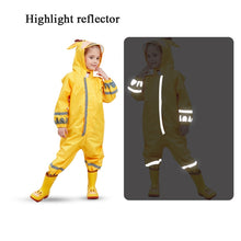 Load image into Gallery viewer, Children One-Piece Raincoat Boys And Girls Lightweight Hooded Poncho, S, M, L
