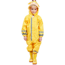 Load image into Gallery viewer, Children One-Piece Raincoat Boys And Girls Lightweight Hooded Poncho, S, M, L