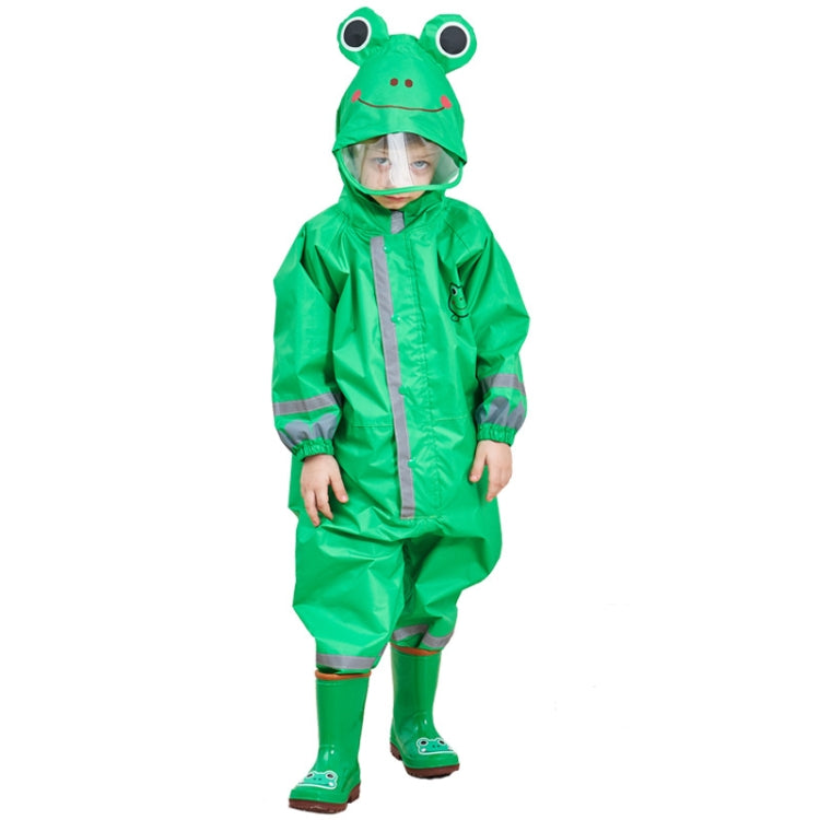 Children One-Piece Raincoat Boys And Girls Lightweight Hooded Poncho, S, M, L