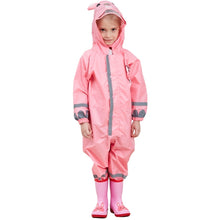 Load image into Gallery viewer, Children One-Piece Raincoat Boys And Girls Lightweight Hooded Poncho, S, M, L