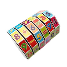 Load image into Gallery viewer, 20 PCS Plastic Cylindrical Rotating Digital Magic Cube Children Puzzle Toys