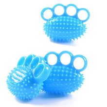 Load image into Gallery viewer, TPR Grip Ball Rehabilitation Hemiplegia Stroke Massage Finger Ball, Specification: Four Fingers, Four Fingers, Two Finger, 6cm (Light Blue), 6cm (Light Orange), 6cm (Yellow), 7cm (Sapphire), 7cm (Deep Blue), 7cm (Light Blue), 7cm (Yellow)              ...