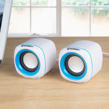 Load image into Gallery viewer, YEEZE A1 Multimedia USB2.0 Desktop Speaker Mini Computer Notebook Speaker, White Blue, White Green, White Purple, White Orange, Black Blue, Black Green, Black Purple, Black Prange, Electroplated Black Gold, Electroplated White, Electroplated Black     ...