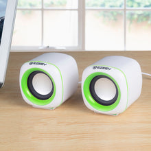 Load image into Gallery viewer, YEEZE A1 Multimedia USB2.0 Desktop Speaker Mini Computer Notebook Speaker, White Blue, White Green, White Purple, White Orange, Black Blue, Black Green, Black Purple, Black Prange, Electroplated Black Gold, Electroplated White, Electroplated Black     ...