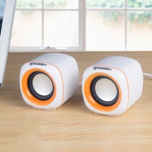 Load image into Gallery viewer, YEEZE A1 Multimedia USB2.0 Desktop Speaker Mini Computer Notebook Speaker, White Blue, White Green, White Purple, White Orange, Black Blue, Black Green, Black Purple, Black Prange, Electroplated Black Gold, Electroplated White, Electroplated Black     ...