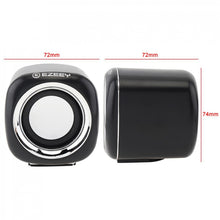 Load image into Gallery viewer, YEEZE A1 Multimedia USB2.0 Desktop Speaker Mini Computer Notebook Speaker, White Blue, White Green, White Purple, White Orange, Black Blue, Black Green, Black Purple, Black Prange, Electroplated Black Gold, Electroplated White, Electroplated Black     ...