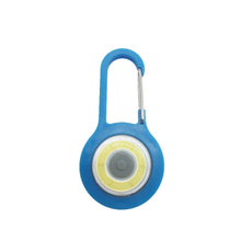 Load image into Gallery viewer, 3 PCS Mini Carabiner COB Flashlight Outdoor Portable Keychain Night Fishing Light Random Colour Delivery, Red, Blue, Black, Gray