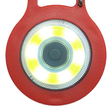 Load image into Gallery viewer, 3 PCS Mini Carabiner COB Flashlight Outdoor Portable Keychain Night Fishing Light Random Colour Delivery, Red, Blue, Black, Gray