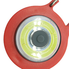 Load image into Gallery viewer, 3 PCS Mini Carabiner COB Flashlight Outdoor Portable Keychain Night Fishing Light Random Colour Delivery, Red, Blue, Black, Gray