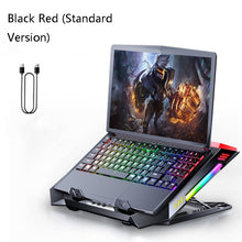 Load image into Gallery viewer, MC X500 Laptop Radiator Heightening Bracket Cooling Base, Black Red Standard Version, Sea Blue Standard Version