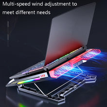Load image into Gallery viewer, MC X500 Laptop Radiator Heightening Bracket Cooling Base, Black Red Standard Version, Sea Blue Standard Version