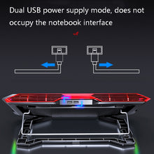 Load image into Gallery viewer, MC X500 Laptop Radiator Heightening Bracket Cooling Base, Black Red Standard Version, Sea Blue Standard Version