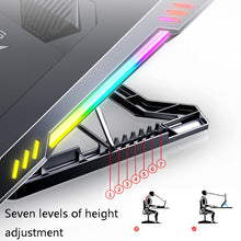 Load image into Gallery viewer, MC X500 Laptop Radiator Heightening Bracket Cooling Base, Black Red Standard Version, Sea Blue Standard Version