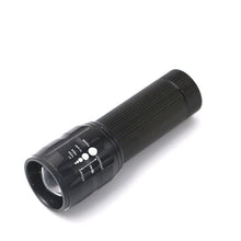 Load image into Gallery viewer, 2 PCS Three-Speed Zoom LED Flashlight Mini Aluminum Flashlight