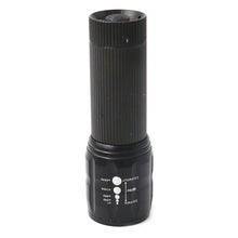 Load image into Gallery viewer, 2 PCS Three-Speed Zoom LED Flashlight Mini Aluminum Flashlight