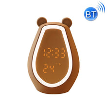 Load image into Gallery viewer, Bear Alarm Clock LED Digital Silent Bedside Lamp Bluetooth Speaker USB Charging Children Cartoon Night Light, Bluetooth Version, Bluetooth+Small Program Version