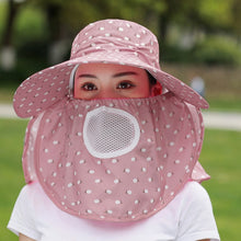 Load image into Gallery viewer, 2 PCS Cherry Printing Isolation Cap Sunscreen Face-Covering Outdoor Travel Hat Cap, Half Cherry (Purple), Full Cherry (Blue), Full Cherry (Purple), Full Cherry (Apricot Pink), Full Cherry (Lotus Pink), Full Cherry (Rose Red), Full Cherry (Orange Pink) ...
