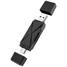 Load image into Gallery viewer, YH-109 SD/TF/Type-C/Micro USB/USB Computer PC Mobile Phone OTG Card Reader, White, Black