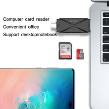 Load image into Gallery viewer, YH-109 SD/TF/Type-C/Micro USB/USB Computer PC Mobile Phone OTG Card Reader, White, Black