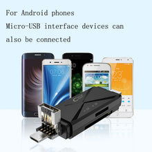 Load image into Gallery viewer, YH-109 SD/TF/Type-C/Micro USB/USB Computer PC Mobile Phone OTG Card Reader, White, Black