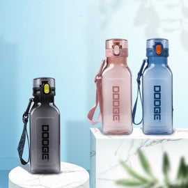 DOOGE Outdoor Travel Sports Water Cup Student Portable Plastic Cup, 700ml