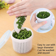 Load image into Gallery viewer, Onion Ginger Garlic Drainage Storage Box Kitchen Vegetable Plastic Storage Box Refrigerator Seal Storage Box, White