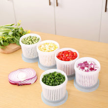 Load image into Gallery viewer, Onion Ginger Garlic Drainage Storage Box Kitchen Vegetable Plastic Storage Box Refrigerator Seal Storage Box, White