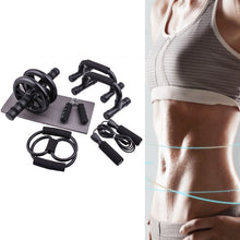 Load image into Gallery viewer, 7 In 1 Home Fitness Abdominal Wheel Set