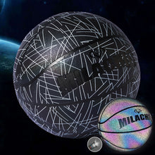 Load image into Gallery viewer, MILACHIC Number 7 Rainbow Reflective Cool Basketball