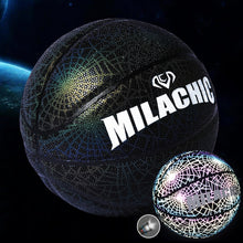 Load image into Gallery viewer, MILACHIC Number 7 Rainbow Reflective Cool Basketball