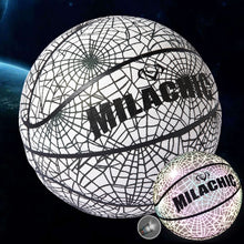 Load image into Gallery viewer, MILACHIC Number 7 Rainbow Reflective Cool Basketball