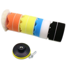 Load image into Gallery viewer, 11 In 1 3-7 Inch Car Polishing and Waxing Sponge Plate Sponge Pad Set, 3 Inch, 4 Inch, 5 Inch, 6 Inch, 7 Inch