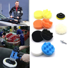 Load image into Gallery viewer, 11 In 1 3-7 Inch Car Polishing and Waxing Sponge Plate Sponge Pad Set, 3 Inch, 4 Inch, 5 Inch, 6 Inch, 7 Inch