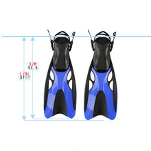 Load image into Gallery viewer, Adjustable Swimming Diving Fins Professional Diving Equipment For Adults