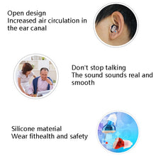 Load image into Gallery viewer, ZDC-901A Hearing Aid Sound Amplifier Digital Smart Denoising Hearing Aid, Blue, Red